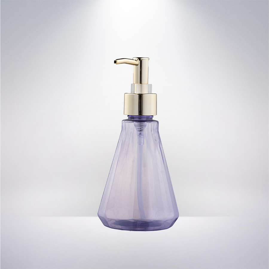 330ml PET 28400 Long Nozzle Gold Uv Coating Lotion Pump