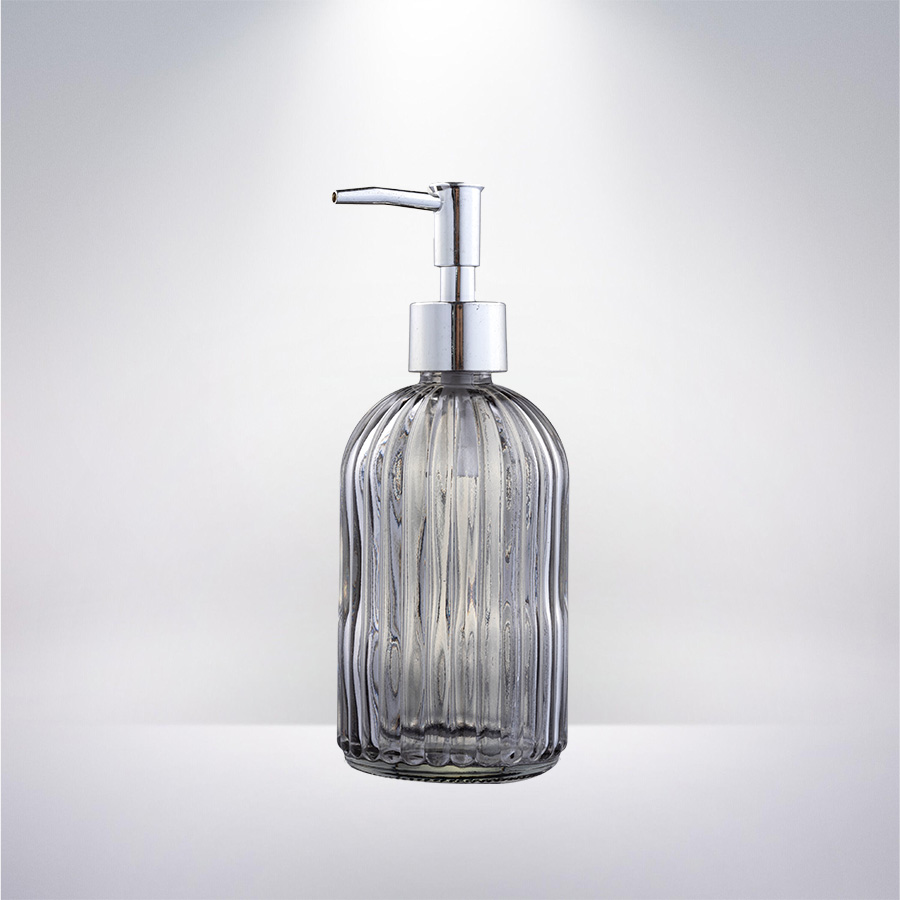 400ml PET Boston Round 28400 Long Nozzle Silver Coating