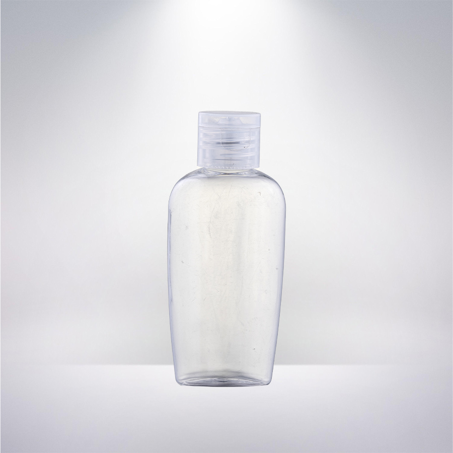60ml PET Flat Oval 20410 Screw Cap